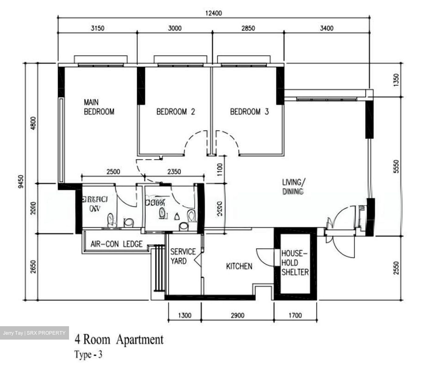 Blk 104B Eastbrook @ Canberra (Sembawang), HDB 4 Rooms #553778401